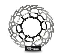 Moto Master Disco Freno Supermoto Mini Flame Floating Anteriore in acciaio inossidabile - spessore 4 mm