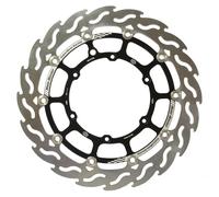 Moto-master Flame Tm Racing Front Brake Disc Argento