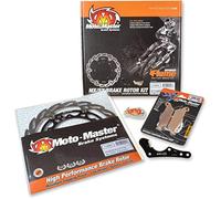 Moto Master Kit Disco Freno Moto Floating Ø270 mm con Disco Freno Moto Anteriore, Pastiglie Freno Moto, Adattatore per Pinza freno Moto