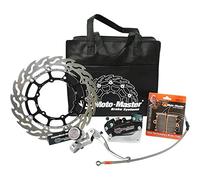 Moto Master Kit Freno Completo Supermoto Racing con Disco, Pastiglie, Pinza, Adattatore, Tubo freno, Pompa radiale