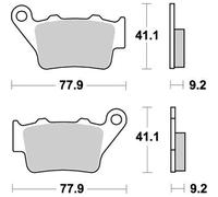 MOTO MASTER 093221 BRAKE PAD OFFROAD NITRO YAMAHA XT 660 R 2011