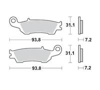 MOTO MASTER Pastiglie Freno Offroad SinterPRO Racing GP con Tecnologi. - 094912