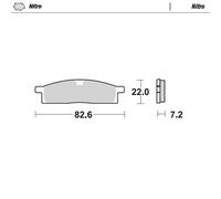 Moto Master Pastiglie freno Yamaha YZ 65 2018-2025 nitro