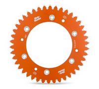 Moto-master 520 Husaberg/husqvarna/ktm 620072544 Aluminium Rear Sprocket Arancione 44t
