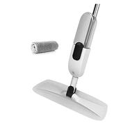 MOTO MOCOFIBRO MOPIRE PIEDE E ASCOLTA MOP spray per la pulizia del pavimento - MOP lavabili e bottiglia ricaricabile MOP di polvere bagnata per pavimento in legno, legno, pulizia del laminato (colore: