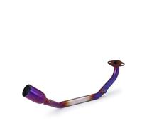 Moto Modificato Moto Fuga Tubo Fir per HONDA per PCX125 150 160 2017-2024 Connettore centrale di scarico per motocicletta, linea da 51 mm(Type-B 21-24)