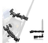 Moto Montaggio Kit Compatibile con Insta360 X5-X,Osmo 360, OSMO NANO Telecamera Supporto Manubrio Doppio Morsetto Compatibile con GoPro 13-3 Riprese Cavallo Registrazioni ATV UTV Barca (Senza Bastone)