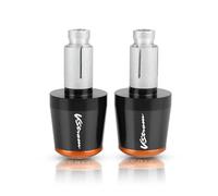 moto Moto 22 MILLIMETRI Manubrio Hand Grip Handle Bar End Cap Copertura Per SUZUKI V-Strom 250 650 1000 DL650 DL1000 DL250 Vstrom 2013-2018 estremità della maniglia(Orange)