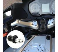 Moto Motocicletta Alluminio Supporto Forcella Manubrio Base Kit Per RAM Alta