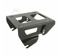 Moto motocicli per portapacchi da sola mount compatibile con modelli di pacchetti turistici CVO Road King Street Special Fltr 2014 2015 2016 2017 2018 2019 2020 2021 2022(Black)