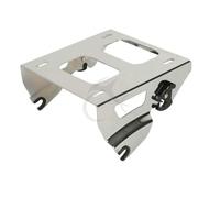 Moto motocicli per portapacchi da sola mount compatibile con modelli di pacchetti turistici CVO Road King Street Special Fltr 2014 2015 2016 2017 2018 2019 2020 2021 2022(Chrome)