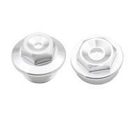 Moto Motora anteriore Asse posteriore Ndotto Bullone Assale Assasso REGOLATORE DI STOP COMPATIBILE CON EXC EXCF XCW SMR SX SXF XC XCF Modelli 2003-2022 Adatto a vari bici da sporco(Front Silver)