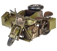 Moto nostalgia di modello di in metallo latta 34cm