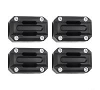 Moto Nylon Paraurti Crash Protezione Pad Per Telaio Resistente ai Graffi Sicurezza Nero 20x10x8mm Kit Di Quattro Blocchi
