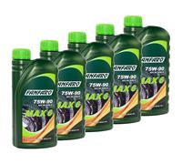 Moto Olio per Ingranaggi Cambio FANFARO Max 6 75W-90 GL-4/GL-5 5x 1 Litro Olio