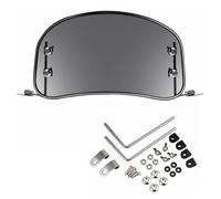Moto Parabrezza Anteriore Parabrezza Per Moto Universale Per Scooter Deflettore Antivento Spoiler Per Parabrezza Deflettore Aria Moto Deflettori Vento(Smoke)