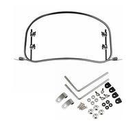 Moto Parabrezza Anteriore Parabrezza Per Moto Universale Per Scooter Deflettore Antivento Spoiler Per Parabrezza Deflettore Aria Moto Deflettori Vento(Clear)