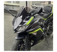 Moto Parabrezza Anteriore Per Kawasaki Per Ninja650 Per Ninja Per 650 Per EX650 Per ER6F 2020-2023 Parabrezza A Doppia Bolla Per Moto Parabrezza Moto Deflettori Vento(Smoke)