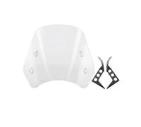 Moto Parabrezza Coperture Per Benelli Leoncino 250 BJ250 Moto Parabrezza Parabrezza Deflettore Vento Con Staffe Anteriore Carenatura Accessori
