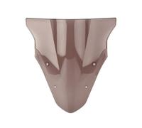 Moto Parabrezza Deflettore Per Per ER-6F Per ER6F Per ER650F Per Ninja 650 2012 2013 2014 2015 2016 ABS Doppia Bolla Moto Parabrezza(Tan)