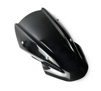 Moto Parabrezza Deflettore Per Per Z650 Per Z-650 2017 2018 2019 Double Bubble Moto Parabrezza Deflettore Visiera Parabrisa con Staffa(Smoke)