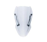 Moto Parabrezza Deflettore Per Z650 2017 2018 2019 Deflettore Scudo Visiera Parabrisa Moto Parabrezza Parabrezza Con Staffa(Light Smoke)