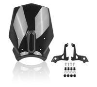 Moto Parabrezza Parabrezza Flusso D'aria Anteriore Spoiler Per CB650R 2019-2023 Per CB1000R 2018-2020(Nero)