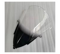 Moto Parabrezza Per CBR 650R CBR650R 2024 2025 Moto Parabrezza Schermo Doppia Bolla Parabrezza Deflettori Del Vento Accessori Fumo(B-Clear Black)