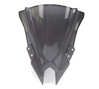 moto Parabrezza Per Kawasaki Per Ninja 7 Per Hybrid Parabrezza A Doppia Bolla Accessori Per Moto Carenatura Deflettore Parabrezza Vento Parabrezza(Grey)