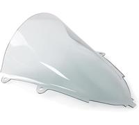 Moto Parabrezza Per Moto Per CBR650R 2019-2025 Deflettori Antivento Con Schermo A Doppia Bolla Protezione Per Estensione Carenatura E Spoiler Parabrezza(Titanium)