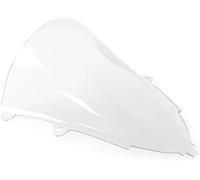 Moto Parabrezza Per Moto Per CBR650R 2019-2025 Deflettori Antivento Con Schermo A Doppia Bolla Protezione Per Estensione Carenatura E Spoiler Parabrezza(Transparent)