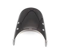moto Parabrezza Regolabile Cupolino Spoiler Deflettore antivento per parabrezza regolabile per flusso d'aria per motociclette per fari da 5-7 pollici Accessori universali per moto(Smoky grey)