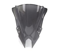 Moto Parabrezza Vento Schermo Per Kawasaki Per NINJA500 Per SE 2024 Per NINJA 500 Parabrezza A Doppia Bolla Per Moto Parabrezza Anteriore Deflettore Carenatura(Grey)