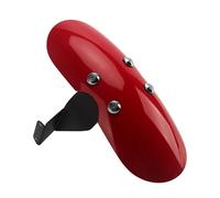 Moto Parafango Anteriore Copertura Splash Guard Mud Flap Protector Per Scrambler Per Cafe Racer 400 800 Per Icon Parafanghi(Red)
