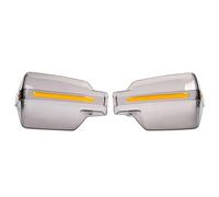 Moto Paramani Parabrezza Mano Guardie Vento Shield Per Royal Enfield 350 Per Meteor 350 Per Meteor350 2020 2021 2022 HETEVSCCK(Clear Grey)