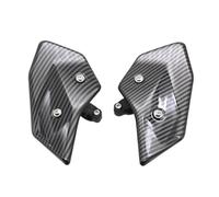 Moto Paramani Per MOTO Per GUZZI Per V85TT | 2019-2024 moto Parabrezza Pannello laterale Deflettore protezione mano flusso d'aria(Carbon Look)