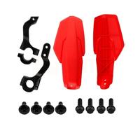 Moto Paramani Per Navi110 Per NAVI 110 Accessori Moto Manubrio Paramani Protezioni Per Le Mani Protettivo In Plastica PP(Red with bracket)