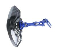 Moto paraspruzzi Copertura Parafango Posteriore In Lega Per Bicicletta Elettrica Universale Con Rotazione A 360° Con Buona Resistenza.(Blu)