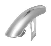 Moto paraspruzzi Copertura Per CG125 CG 125 125cc 1Set Parafango Anteriore E Posteriore In Metallo Cromato Motocicletta Parafango Retrò(Chrome Front)