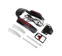 Moto paraspruzzi Copertura Per Touring Street Glide Road Glide 2009-UP Parafango Posteriore Motocicletta Estensione Fascia Indicatori Direzione Luci Stop LED(C)