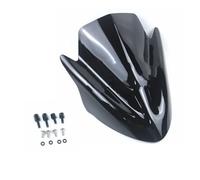 Moto Paravento Schermo Motorcycl Parabrezza Parabrezza Carenatura Per Kawasaki Per Ninja Per ER6N 2012 2013 2014 2015 2016 Cupolino Moto(Black)