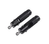 Moto Pedale Pedane Pedane posteriori pieghevoli per moto universale M8 da 2 pezzi Set parte nera Pedali antiscivolo