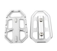 Moto Pedane Per BMW Per R1200GS Per G310GS Per S1000XR Per F850 Per 750GS R Nine T Scrambler Per Urban Per GS Moto Poggiapiedi Con Estensione Larga Pedale Moto Pedale(Silver)