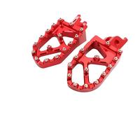 Moto Pedane Per KAWASAKI Per KX250 Per KX450 Per KX KX250F Per KX450F Per KXF 250 450 Per KLX450R Per KX250X Per KX450X Poggiapiedi Pedali Moto Pedale(Large red)
