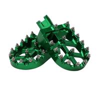 Moto Pedane Per Kawasaki Per Z125 Per Z 125 Moto Da Strada Naked Accessori CNC Pedane Pedale Poggiapiedi Alluminio Moto Pedale(Green)