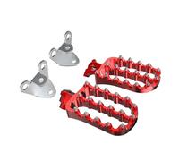 Moto Pedane Poggiapiedi Per TENERE 700 Per T7 Per XTZ700 2019 2020 2021 2022 2023 Moto Allargata Resto Del Piede Largo Grasso Pedane Pedali Pedali(1 SET Red Silver)