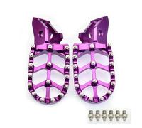 Moto Pedane Poggiapiedi Piastra Moto Piastra Pedale Antiscivolo Pedane Poggiapiedi Poggiapiedi Posteriore Pedana Per SurRon Per UltraBee Pedali(PURPLE)