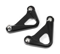 Moto Pedane Staffa Per KAWASAKI Per NINJA 650 Z650 2017-2023 Z 650 Poggiapiedi Posteriore Piastra Chiusura Moto Da Corsa Gancio Passeggero Resto Del Piede Pedale Moto Pedane Poggia Pedali(Nero)