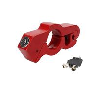 Moto Per Assicurazione Moto Manette Scooter Moto Leva Blocco Bici Lucchetto Portatile(Red)