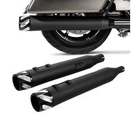 Moto Per Harley Electra Glide Police FLHTPI 2017-2018 Standard EFI FLHTI 2019 2020 2021 2022 Slip On Dual Silenziatori Di Scarico Tubi